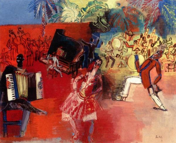 The Negro Review At The Théâtre Des Champs-elysées by Jean Dufy