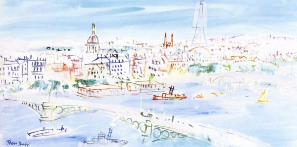 The Pont Du Carrousel by Jean Dufy