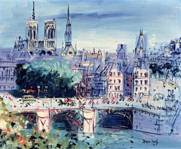 The Pont Neuf by Jean Dufy