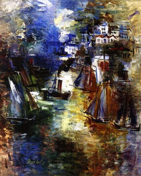 The Port Of Havre by Jean Dufy