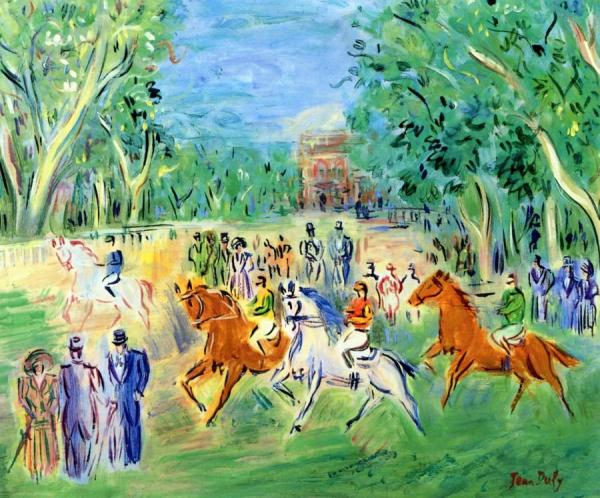The Racetrack by Jean Dufy