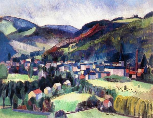 The Village Of Limousin by Jean Dufy