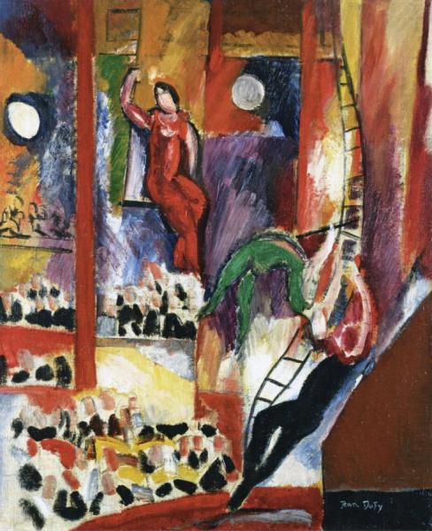 Trapeze Artists by Jean Dufy