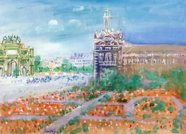 Tuileries Garden by Jean Dufy