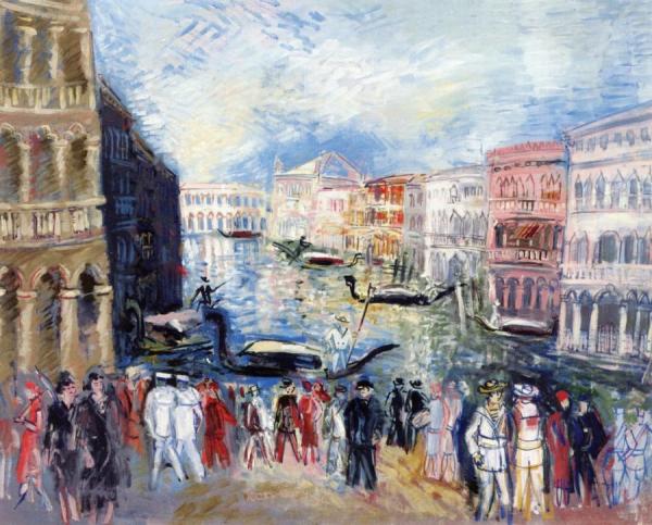 Venice, The Grand Canal by Jean Dufy