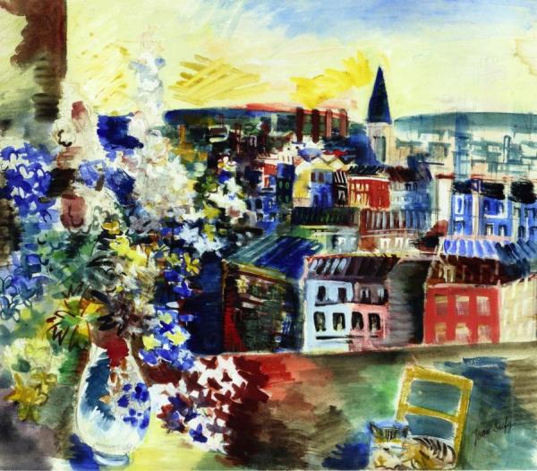 View From The Studio Of Jean Dufy by Jean Dufy