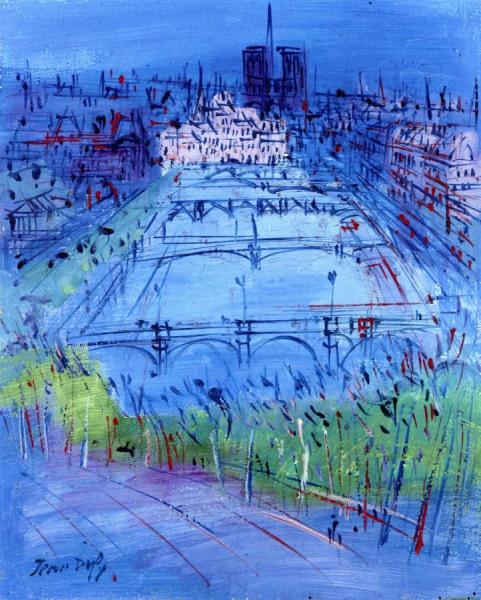 View Of Paris by Jean Dufy