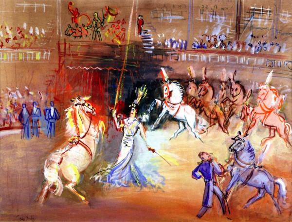 Wild Horses by Jean Dufy