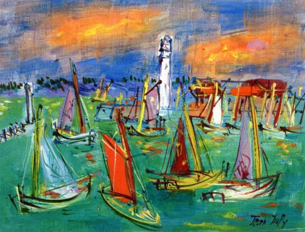 Yachts by Jean Dufy