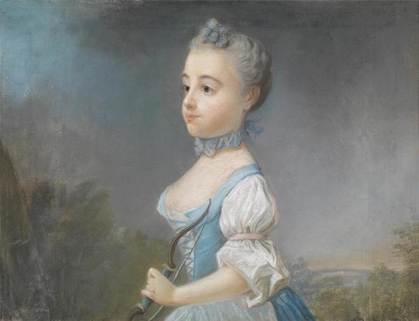 A Young Girl As Diana by Jean Etienne Liotard Oil Painting Reproductions