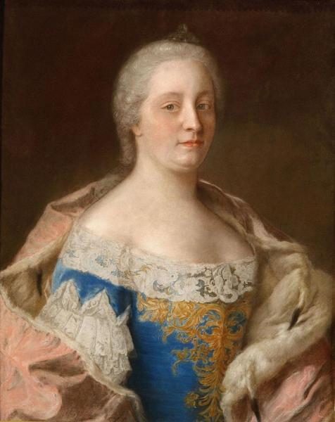 Empress Maria Theresia Of Austria by Jean Etienne Liotard