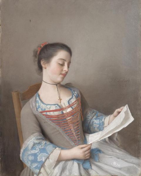 Girl Reading by Jean Etienne Liotard