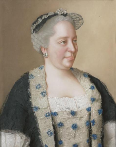 Maria Theresia Of Austria(1717-80) by Jean Etienne Liotard