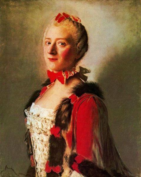 Portrait Of A Lady by Jean Etienne Liotard