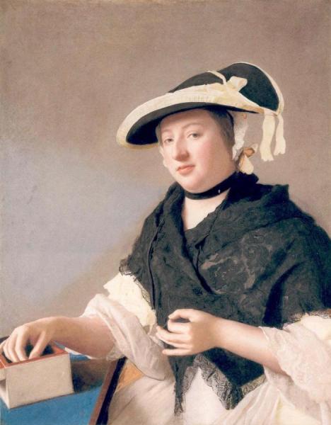 Portrait Of A Woman Called Lady Fawkener by Jean Etienne Liotard Oil Painting Reproductions