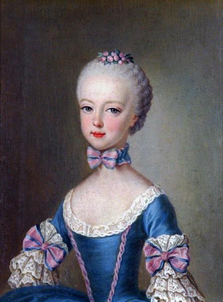 Portrait Of Archduchess Maria Antonia Of Austria At The Age Of Seven Years by Jean Etienne Liotard Oil Painting Reproductions