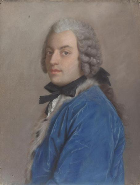 Portrait Of Count Francesco Algarotti by Jean Etienne Liotard