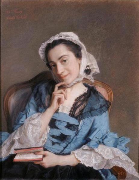 Portrait Of Louise D'Épinay by Jean Etienne Liotard