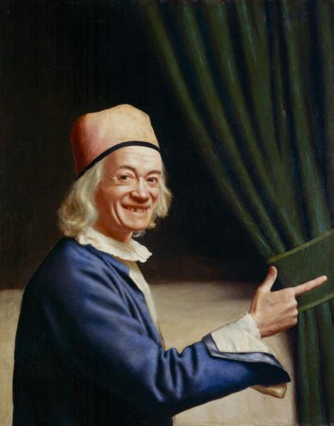 Self-portrait, Laughing by Jean Etienne Liotard