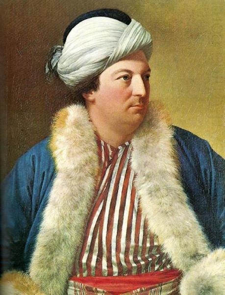 Simon Lutrell Of Lutellstown In Turkish Costume by Jean Etienne Liotard