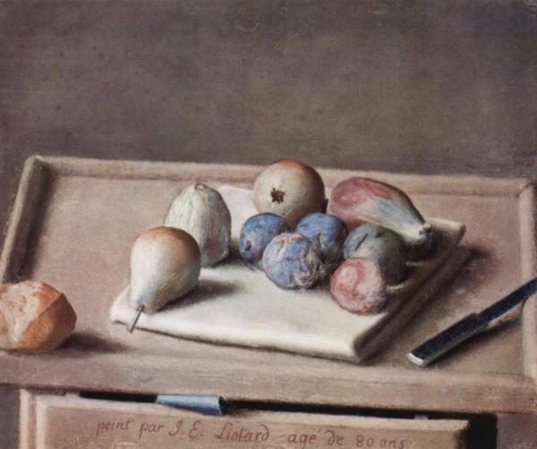 Still Life With Figs by Jean Etienne Liotard