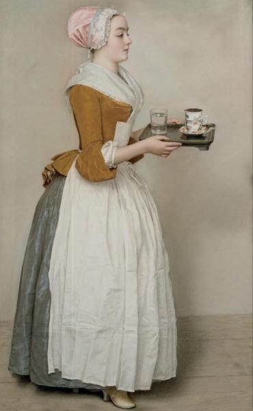 The Chocolate Girl by Jean Etienne Liotard