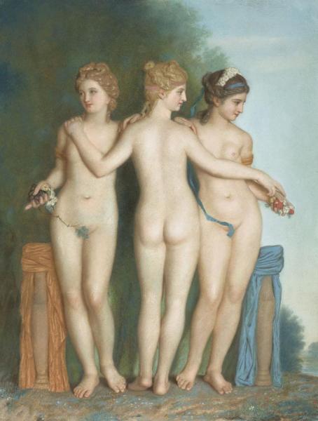 The Three Graces by Jean Etienne Liotard