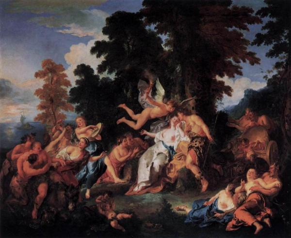 Jean-franсois De Troy Bacchus And Ariadne