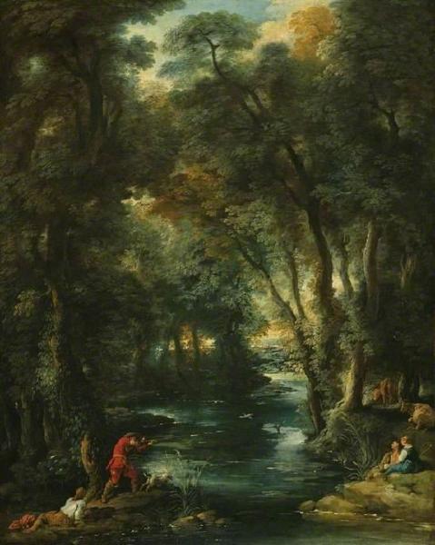Duck Shooting In A Wood by Jean-franсois De Troy