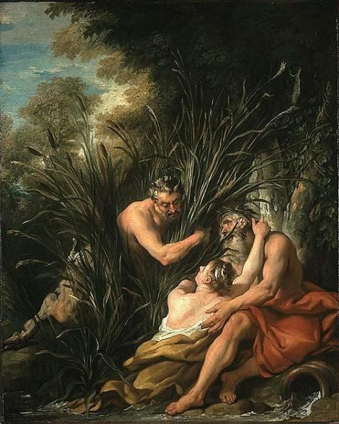 Pan And Syrinx by Jean-franсois De Troy