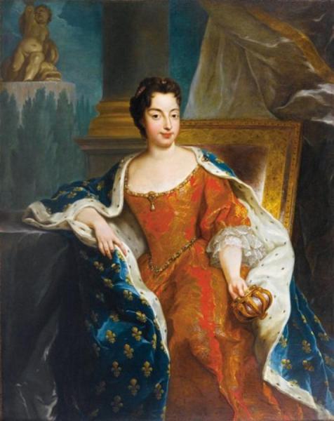 Portrait Of Duchess Maria Anna Victoria Of Bavaria by Jean-franсois De Troy
