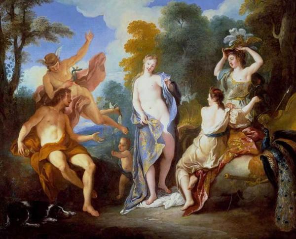 The Judgement Of Paris by Jean-franсois De Troy