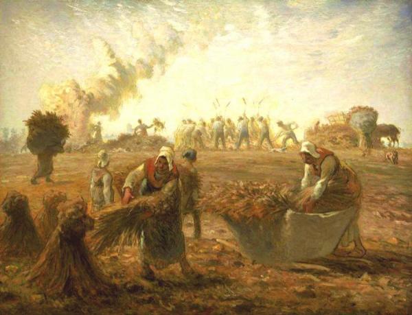 Jean Francois Millet Buckwheat Harvest, Summer