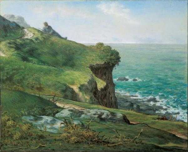 Cliffs Of Greville by Jean Francois Millet