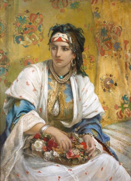 An Oriental Beauty by Jean Francois Portaels