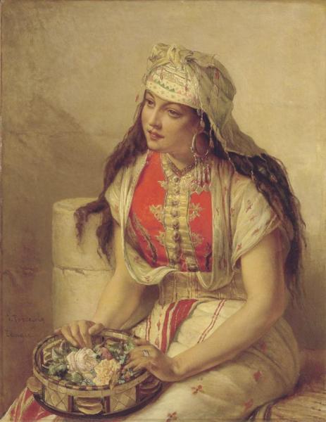 An Oriental Beauty by Jean Francois Portaels