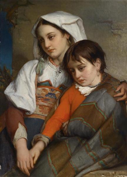 Sisters by Jean Francois Portaels