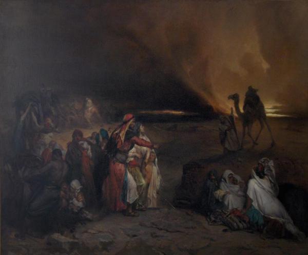 The Simoon, Souvenir Of Syria by Jean Francois Portaels