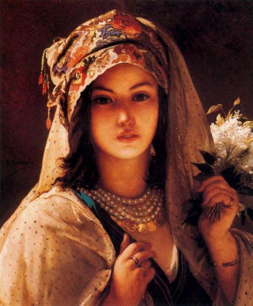 White Lilac by Jean Francois Portaels