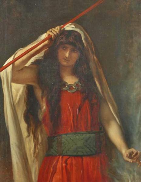 Woman In Red Tunic by Jean Francois Portaels