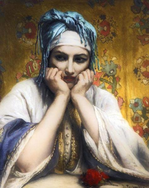 Woman Of Tanger by Jean Francois Portaels