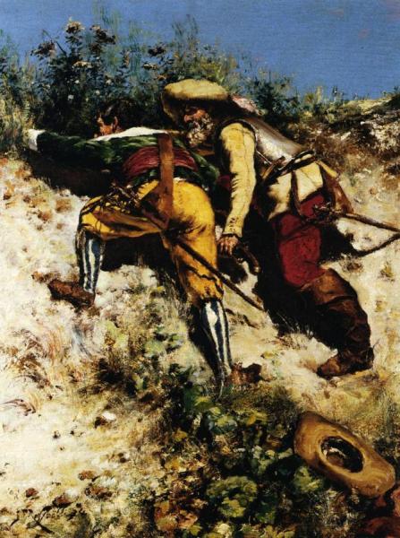 Ambush by Jean-françois Raffaëlli