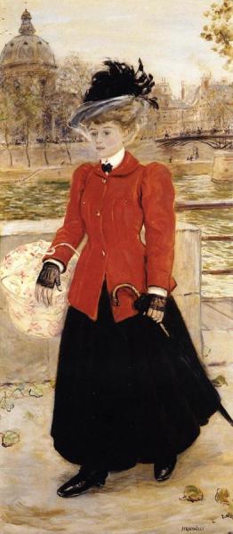 L'apprentie by Jean-françois Raffaëlli