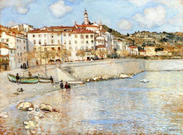 Menton by Jean-françois Raffaëlli