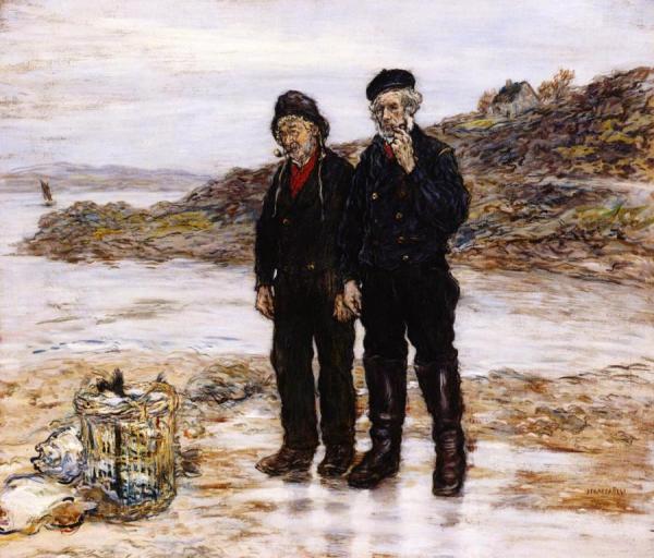 Scottish Fishermen by Jean-françois Raffaëlli