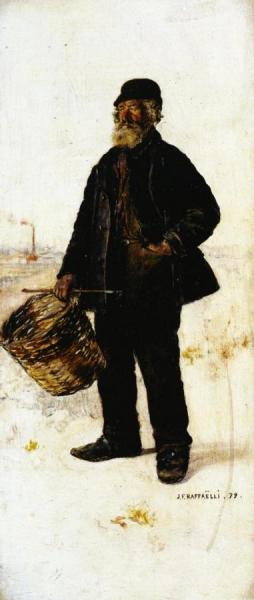 The Rag Picker by Jean-françois Raffaëlli