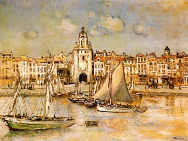 View Of La Rochelle by Jean-françois Raffaëlli