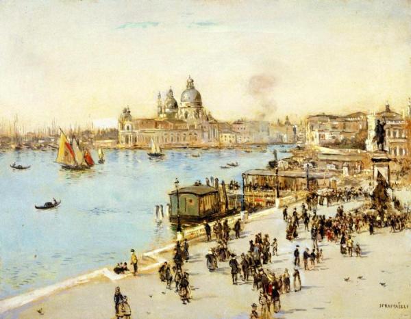 View Of Venice by Jean-françois Raffaëlli