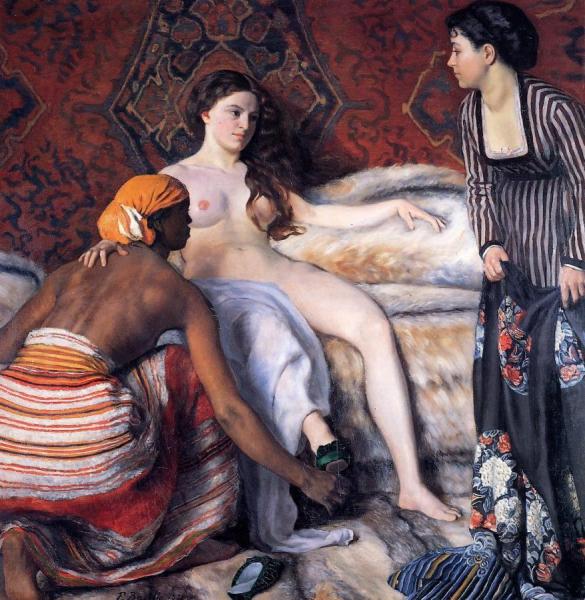 La Toilette by Jean Frederic Bazille