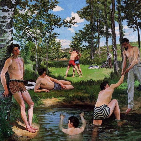 Summer Scene by Jean Frederic Bazille